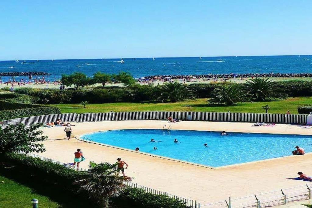 Les Rivages De Rochelongues, T3, Piscine, Clim, Parking Daire Agde Dış mekan fotoğraf